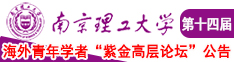 大鸡巴操美女观看南京理工大学第十四届海外青年学者紫金论坛诚邀海内外英才！